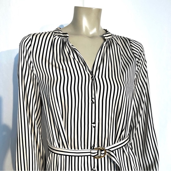 H&M Stripe Shirt Dress - Picture 3 of 12